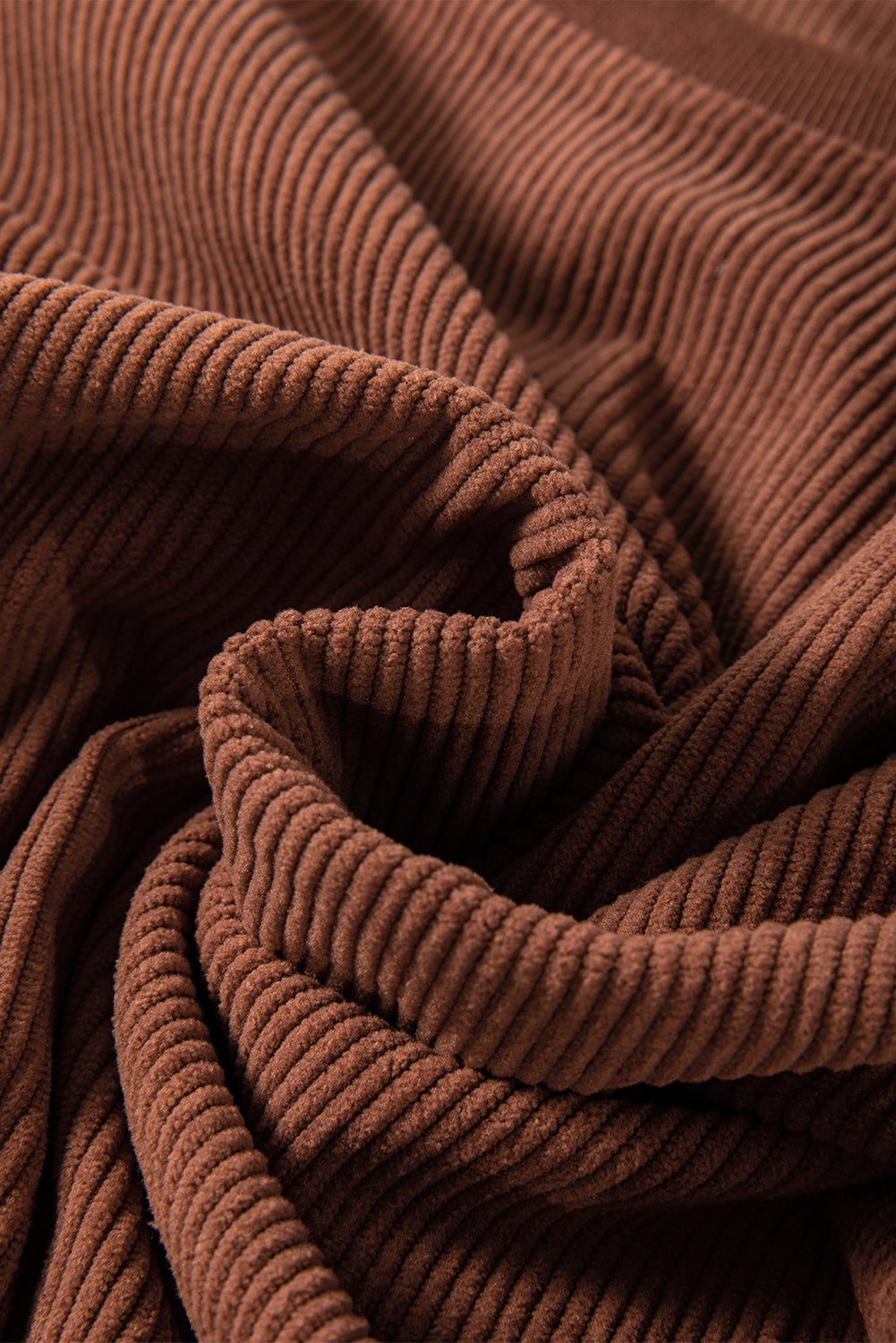 Orange JOLENE Ribbed Corded Oversized Sweatshirt