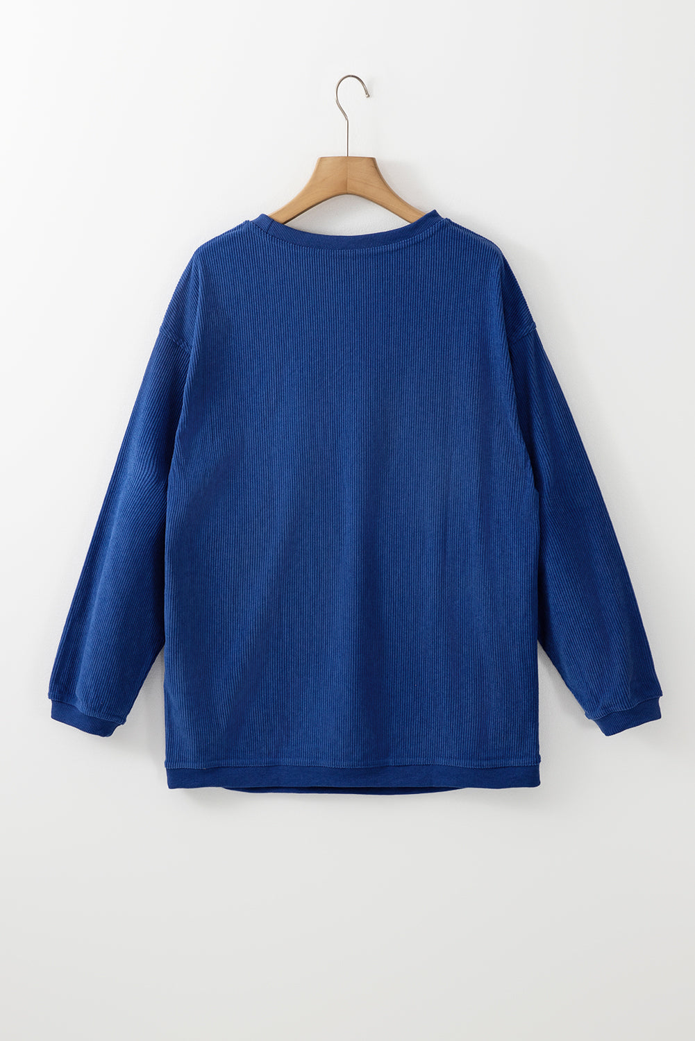 Orange JOLENE Ribbed Corded Oversized Sweatshirt