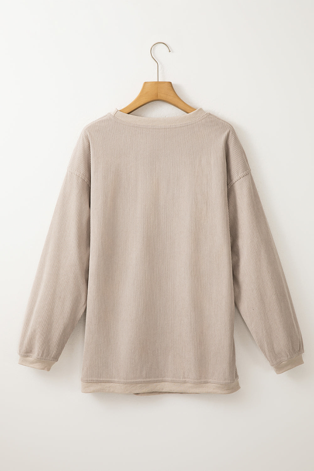 Orange JOLENE Ribbed Corded Oversized Sweatshirt