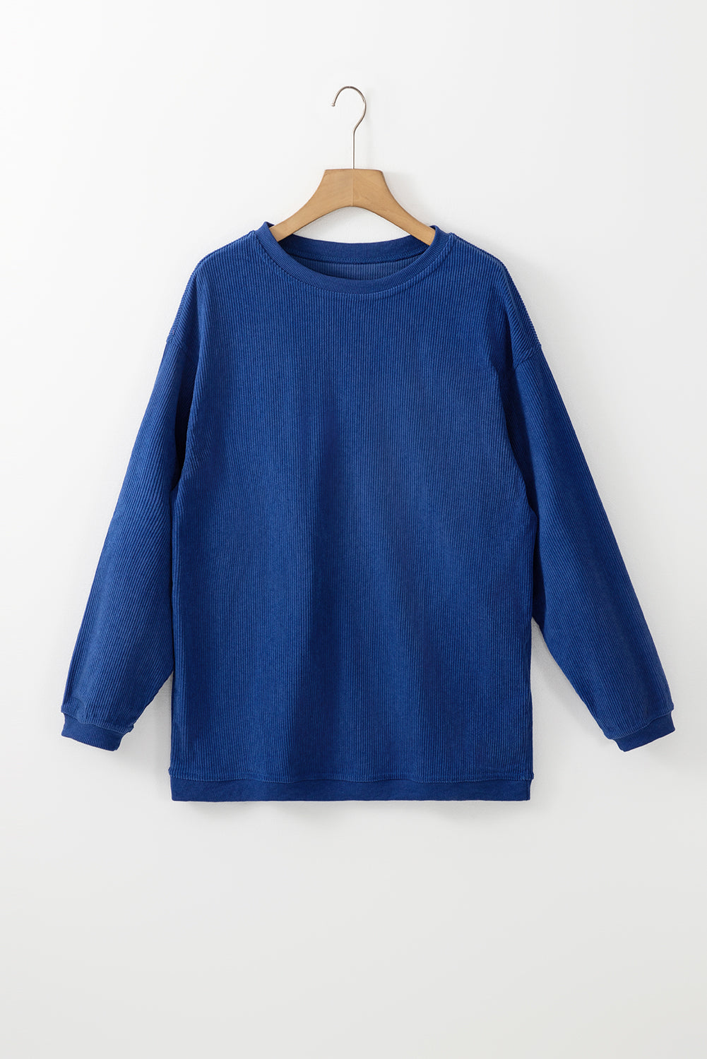 Orange JOLENE Ribbed Corded Oversized Sweatshirt