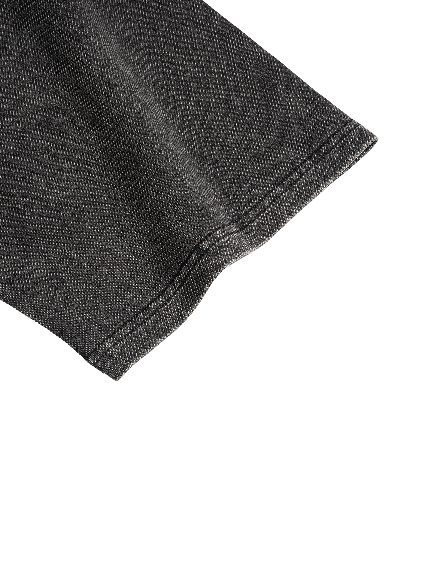 Snow Washed Hooded Boxy T-Shirt