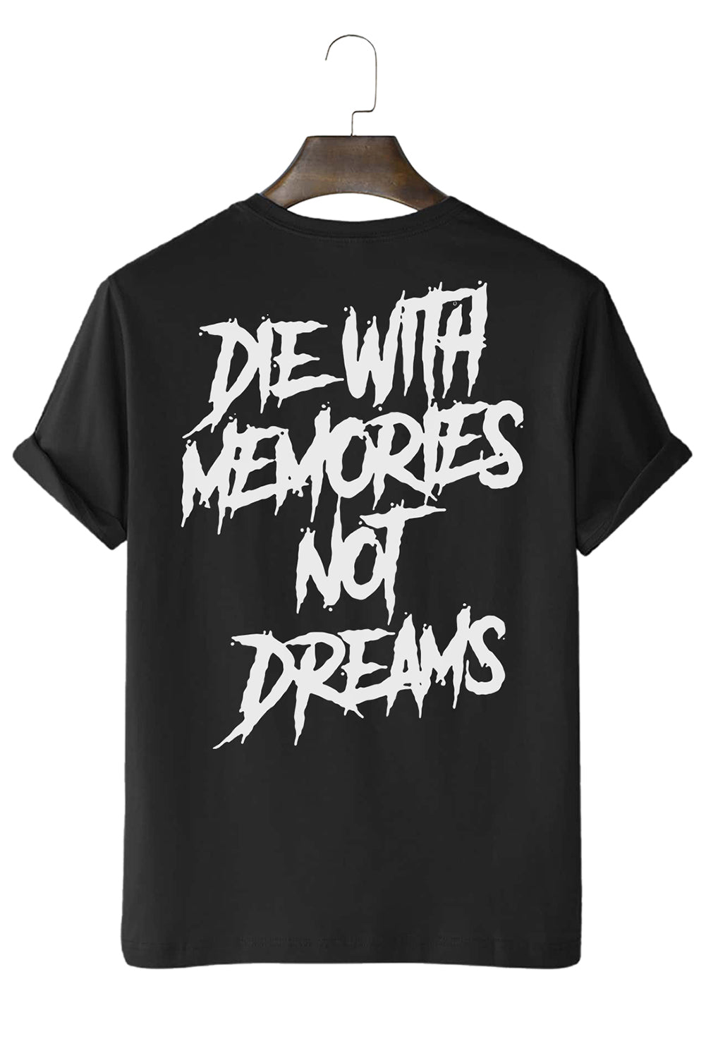 Letter Print Sheath Short Sleeve Men's T Shirt