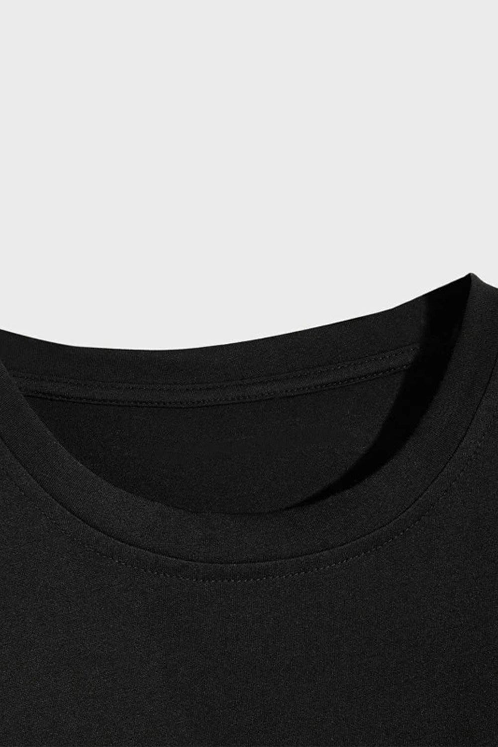 Letter Print Sheath Short Sleeve Men's T Shirt