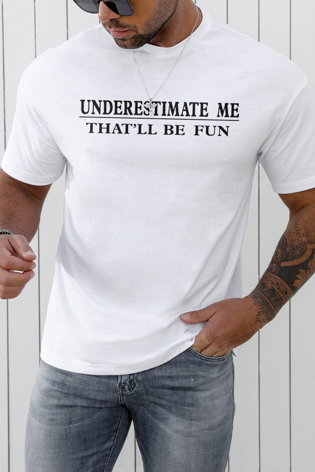 Underestimate Me That'll Be Fun Mens T Shirt