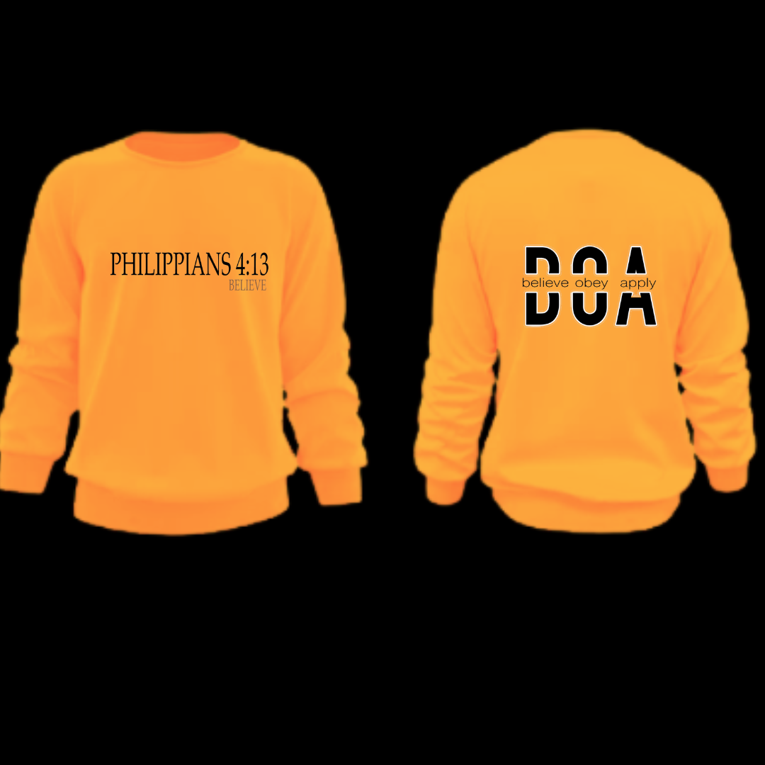Scripture Based Believe Sweatshirt