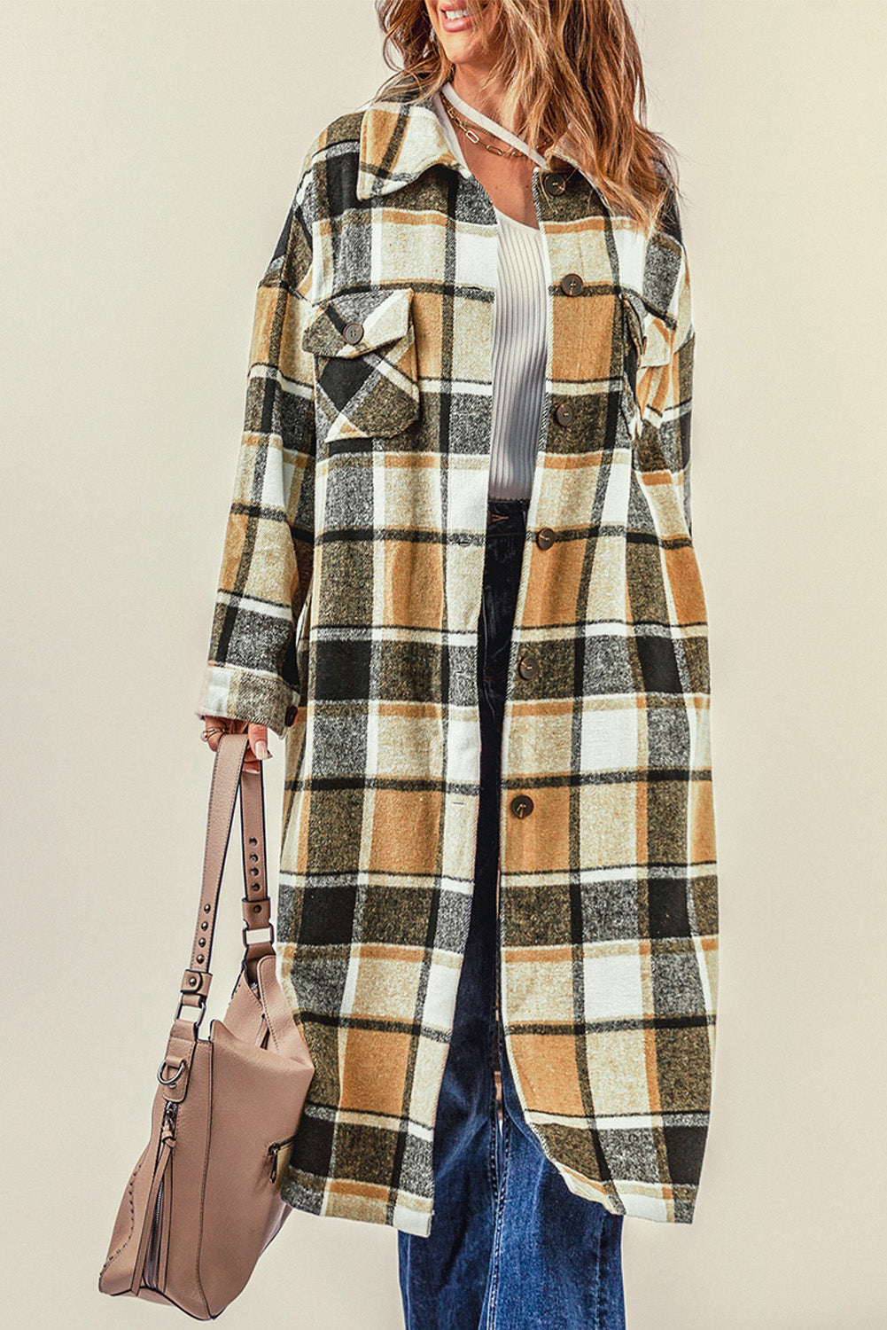 Pocketed Grid Pattern Overcoat