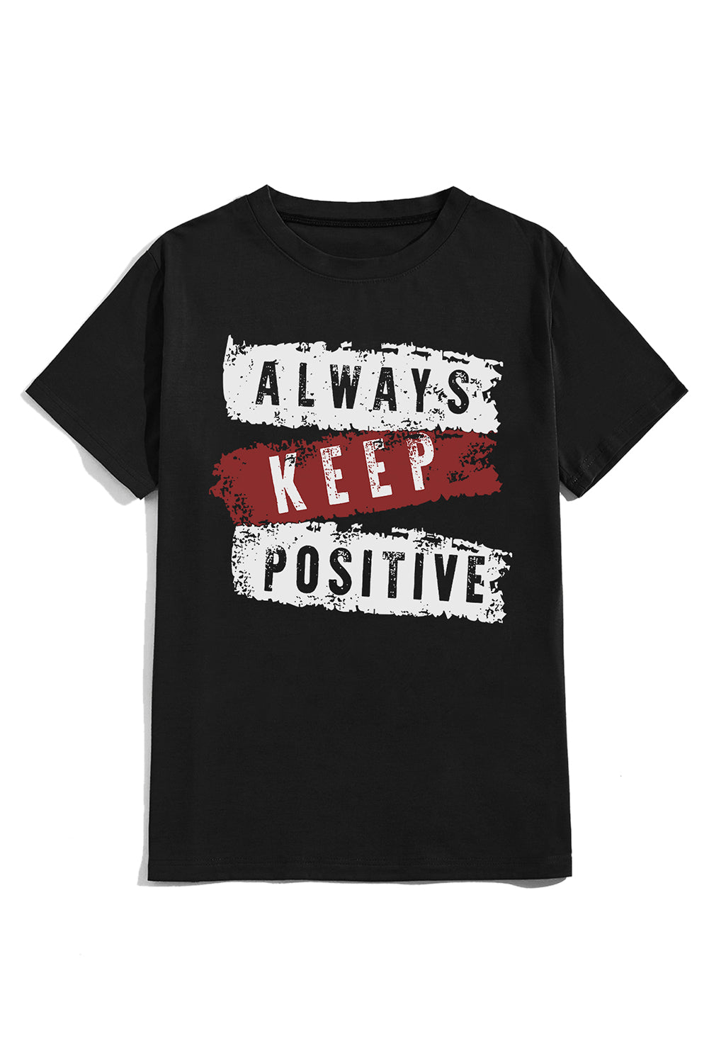 Letter Print Sheath Short Sleeve Men's T Shirt