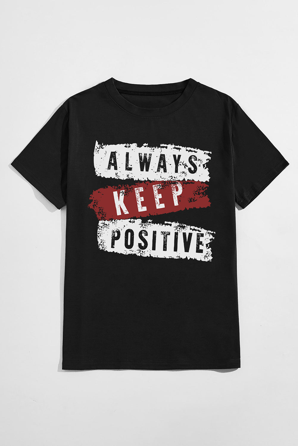 Letter Print Sheath Short Sleeve Men's T Shirt