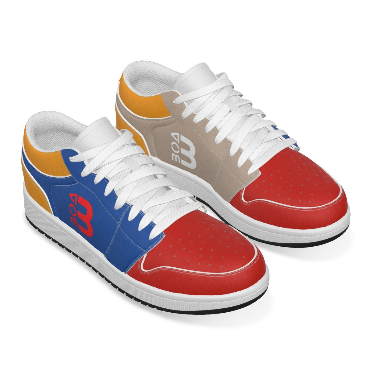 Men's Low State Leather Stitching Shoes (Dunks)