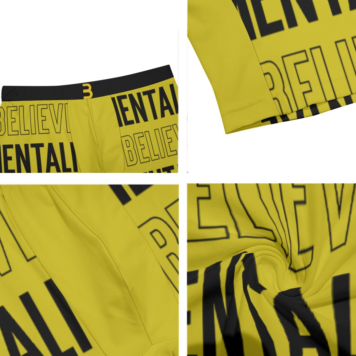 Believer Mentality Men's Long Boxer Briefs