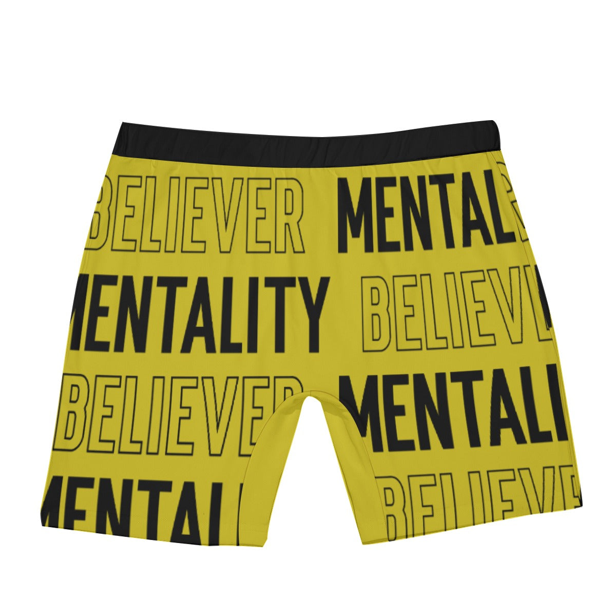 Believer Mentality Men's Long Boxer Briefs