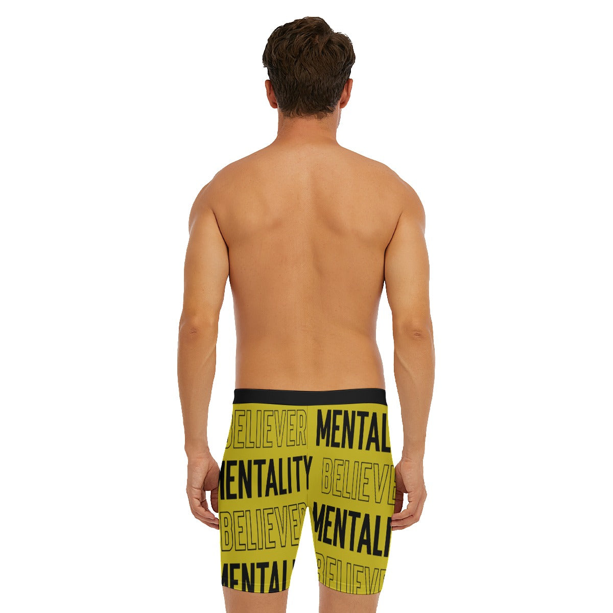 Believer Mentality Men's Long Boxer Briefs