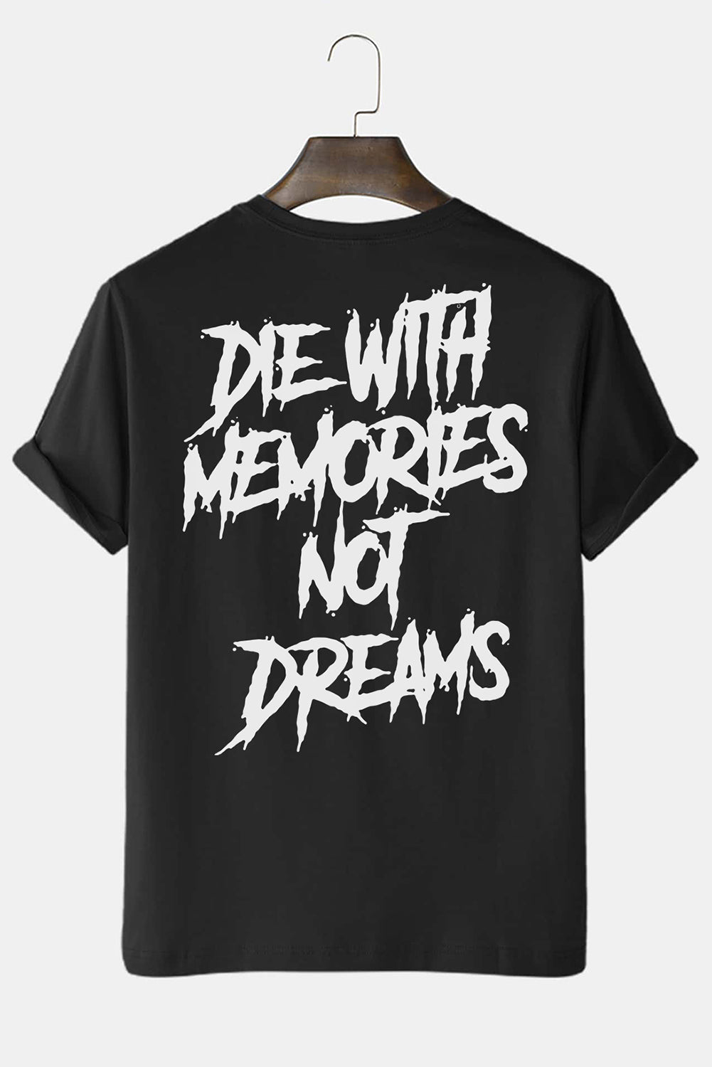 Letter Print Sheath Short Sleeve Men's T Shirt