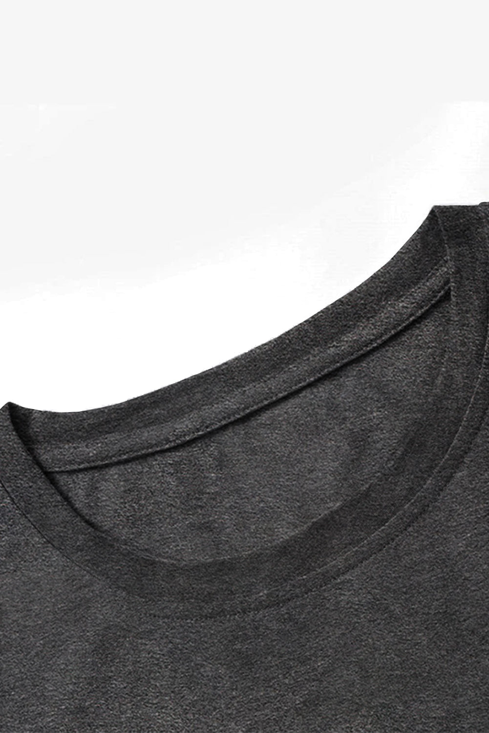 Crew Neck Slogan Letter Print Men's Graphic Tee