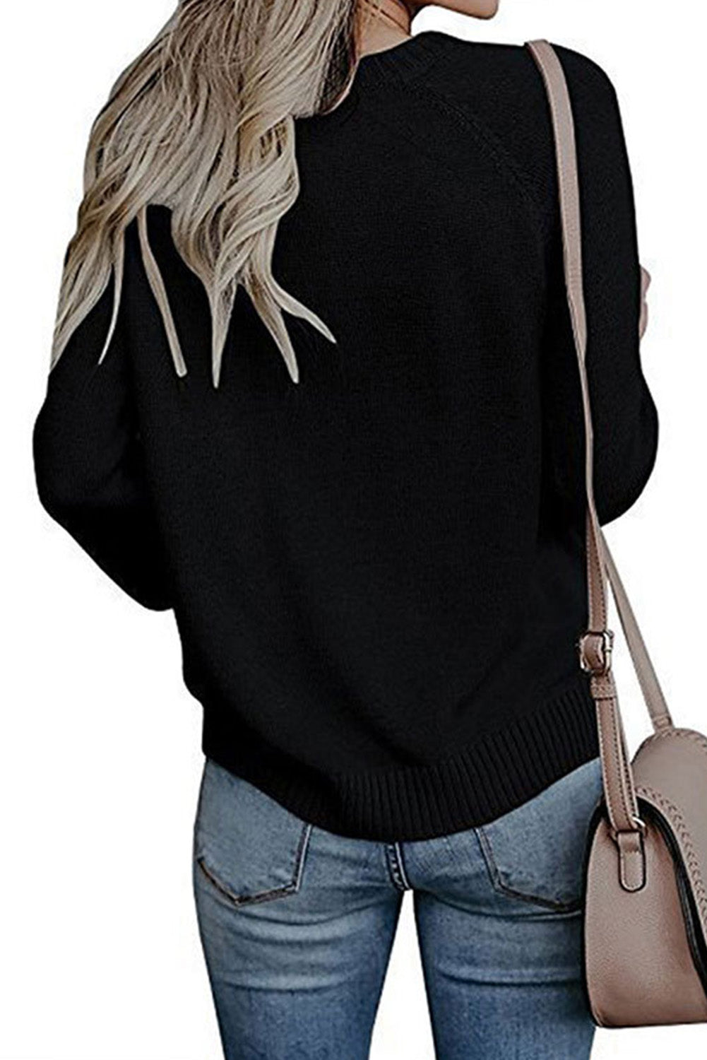 Leopard Heart Pattern Casual Sweater