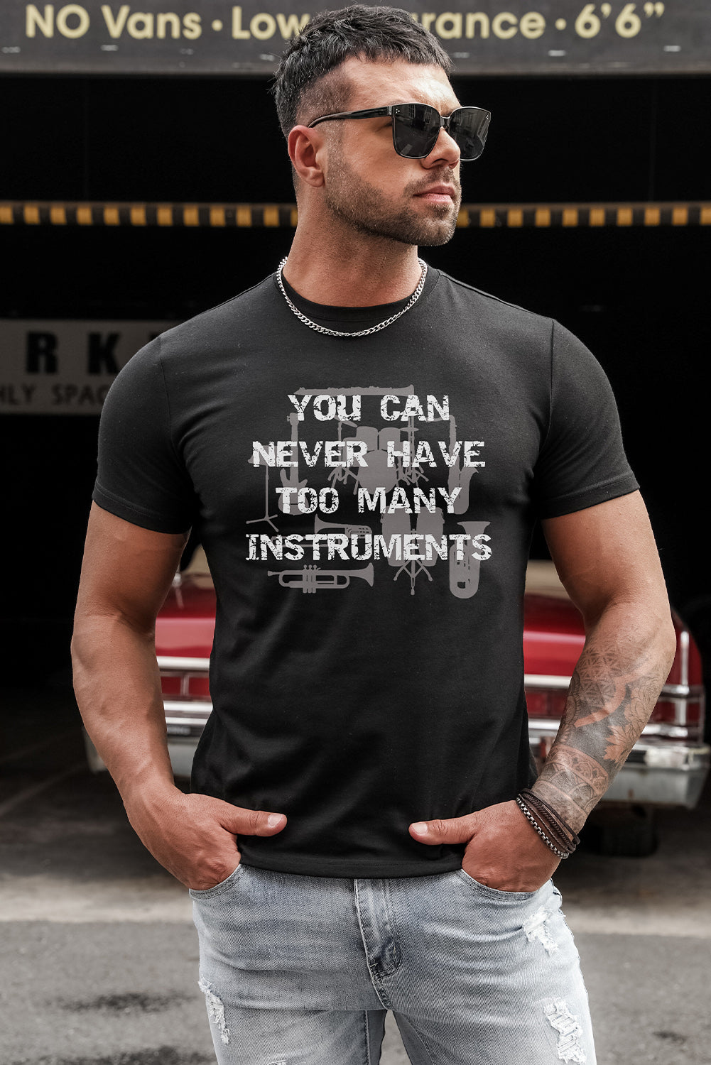 Letter Print Sheath Short Sleeve Men's T Shirt