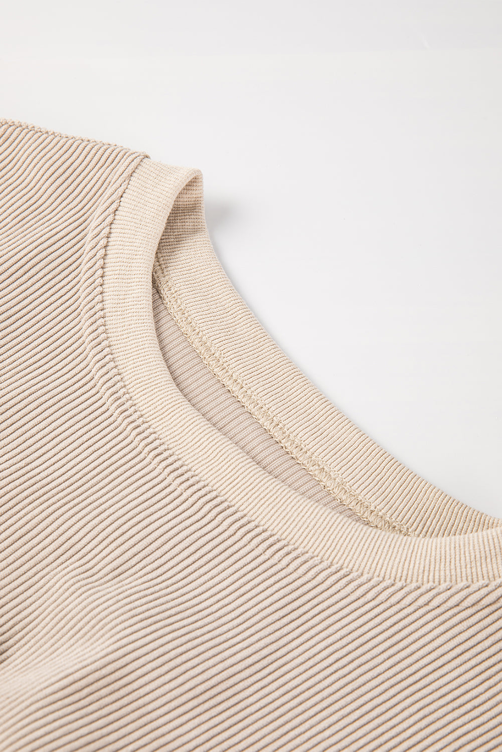 Orange JOLENE Ribbed Corded Oversized Sweatshirt