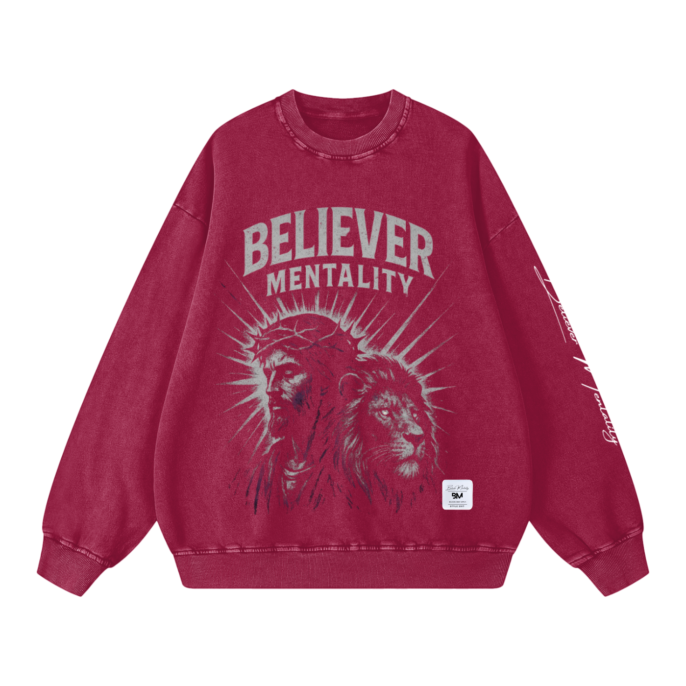 Snow Washed Oversized Sweatshirt