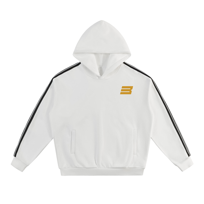 Side Stripe Drop-Shoulder Hoodie