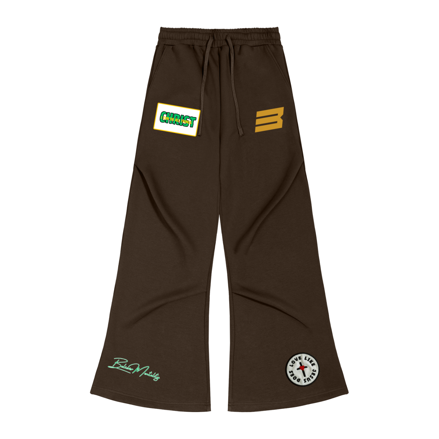 Wide Leg Drawstring Sweatpants