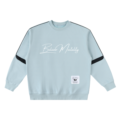 Oversized Crewneck Taped Sweatshirt