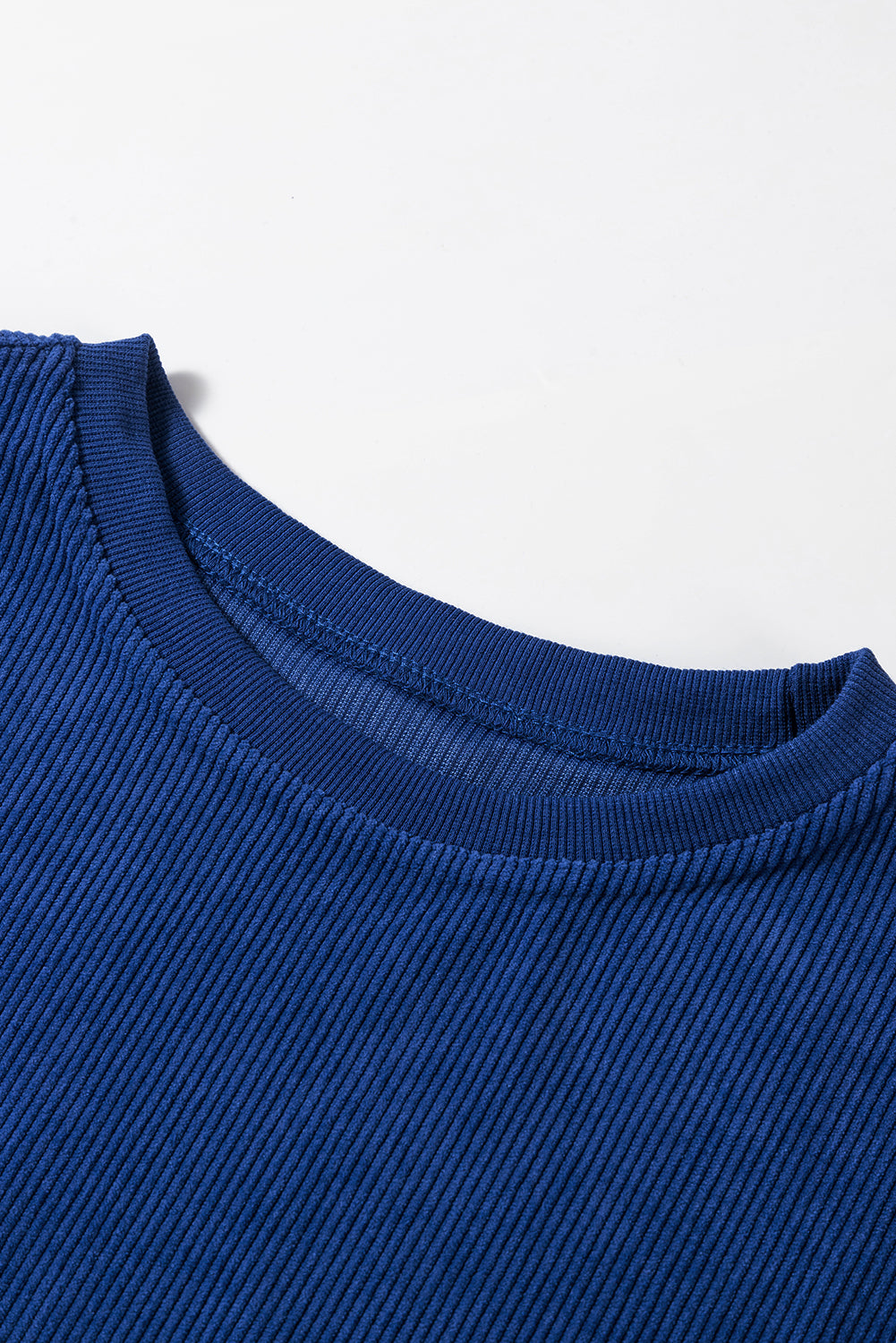 Orange JOLENE Ribbed Corded Oversized Sweatshirt