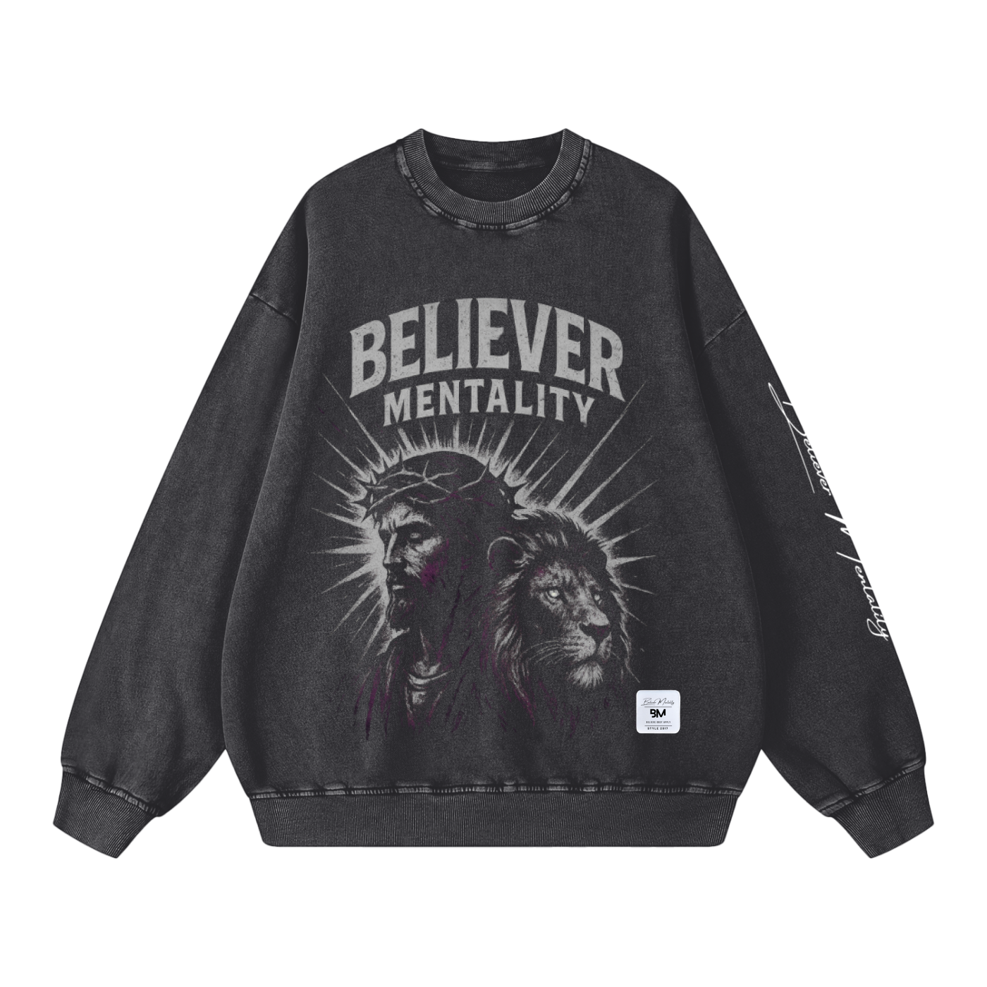 Snow Washed Oversized Sweatshirt