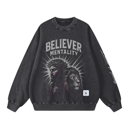 Snow Washed Oversized Sweatshirt