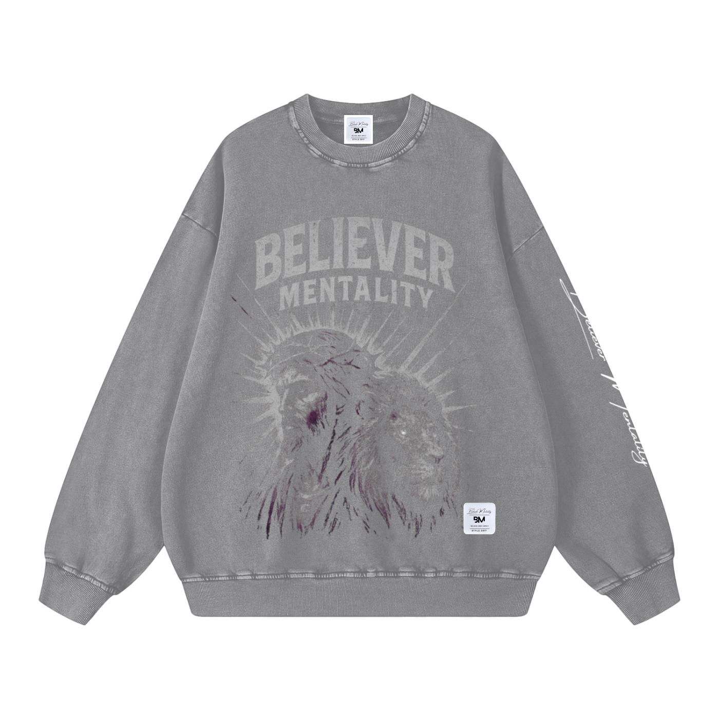 Snow Washed Oversized Sweatshirt