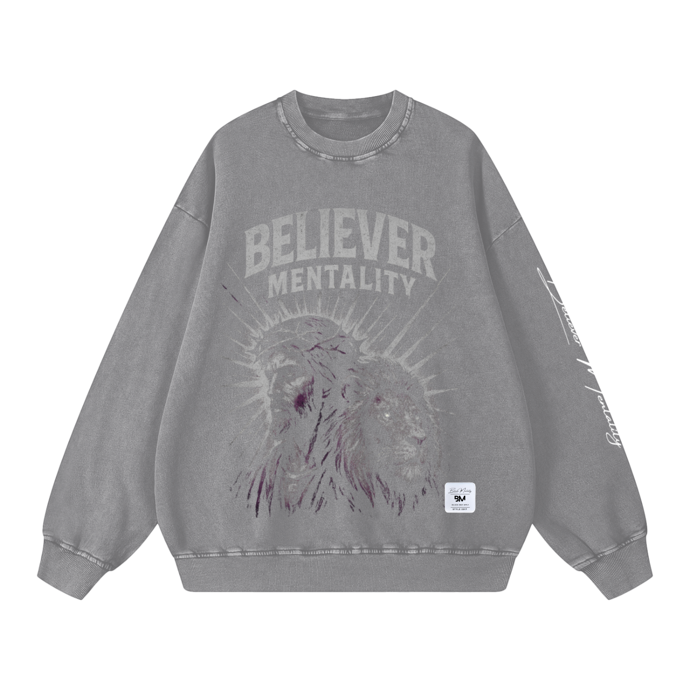 Snow Washed Oversized Sweatshirt