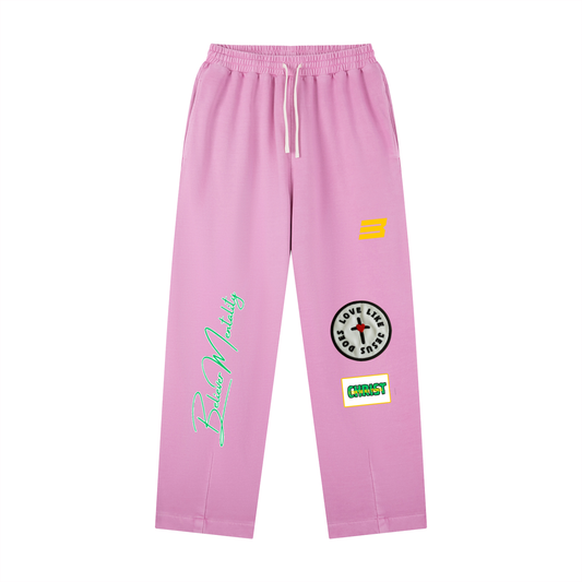 Vintage Washed Drawstring Sweatpants