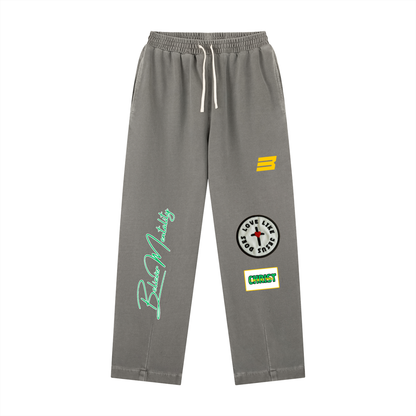 Vintage Washed Drawstring Sweatpants