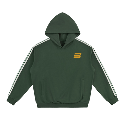 Side Stripe Drop-Shoulder Hoodie