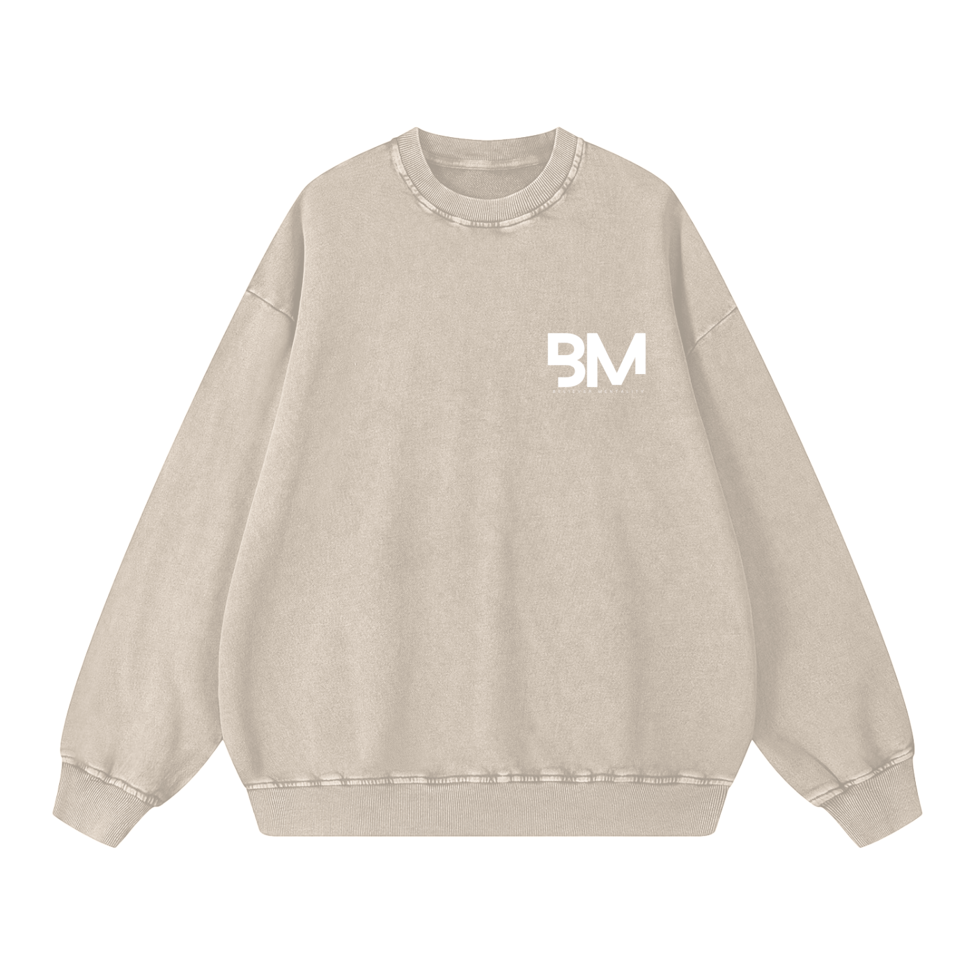 Snow Washed Oversized Sweatshirt