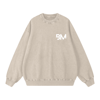 Snow Washed Oversized Sweatshirt