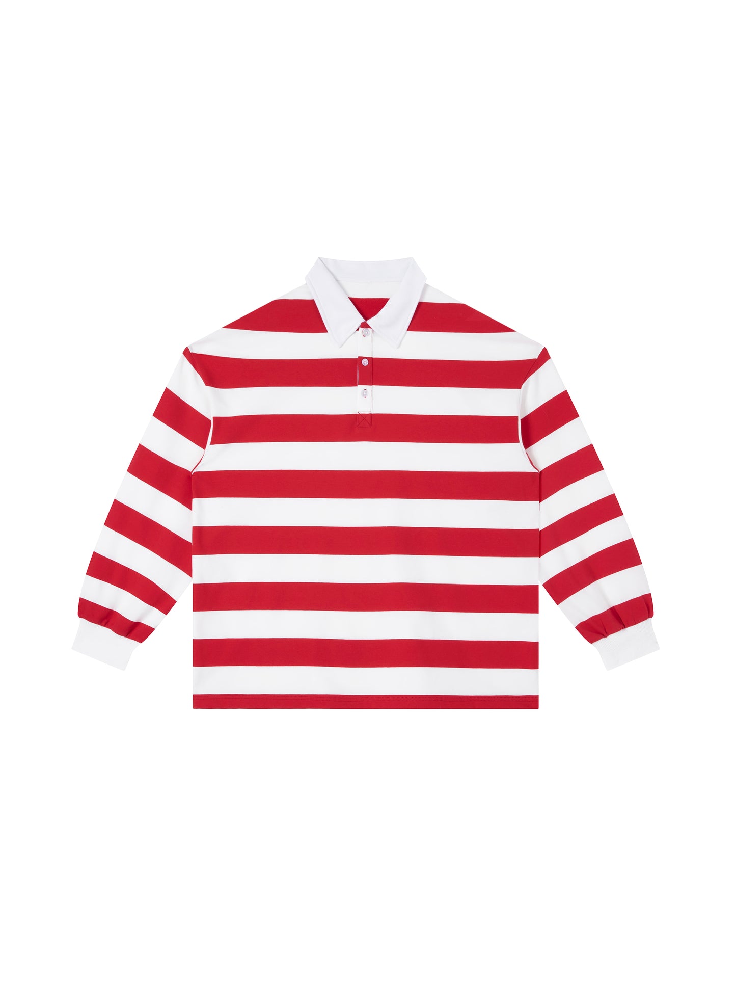 Color Block Stripe Polo Shirt