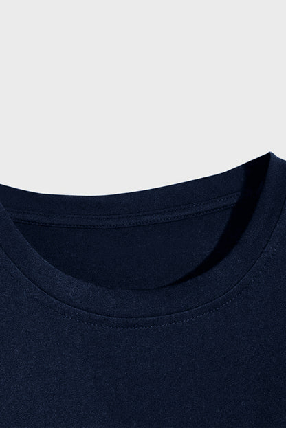Letter Print Sheath Short Sleeve Men's T Shirt