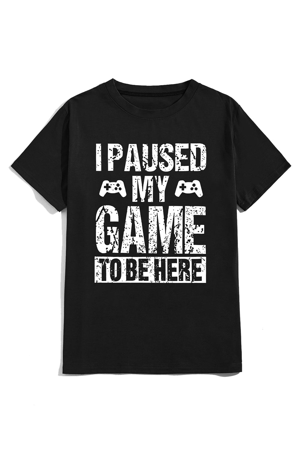 Letter Print Sheath Short Sleeve Men's T Shirt