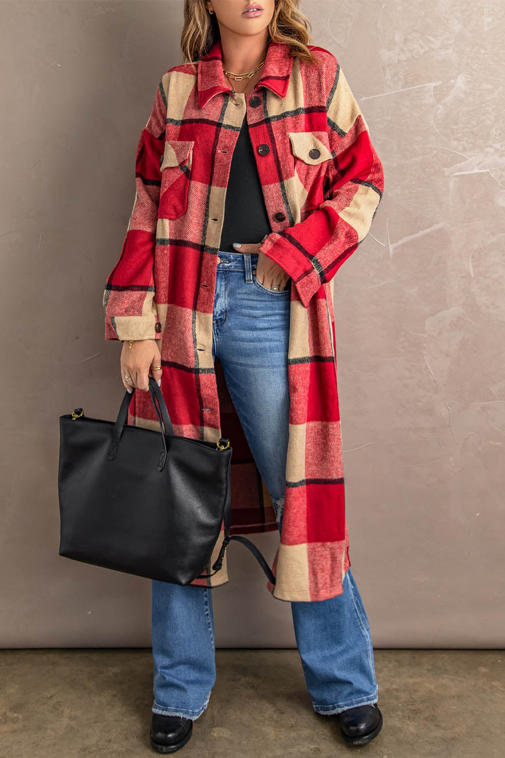 Pocketed Grid Pattern Overcoat