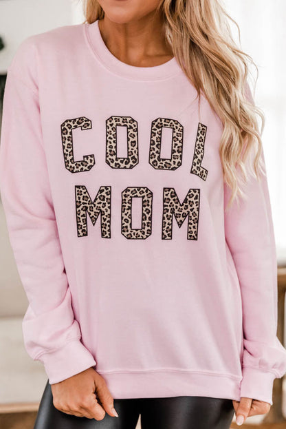 Merry Christmas Graphic Print Long Sleeve Sweatshirt