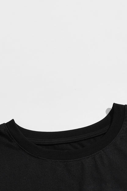 Letter Print Sheath Short Sleeve Men's T Shirt
