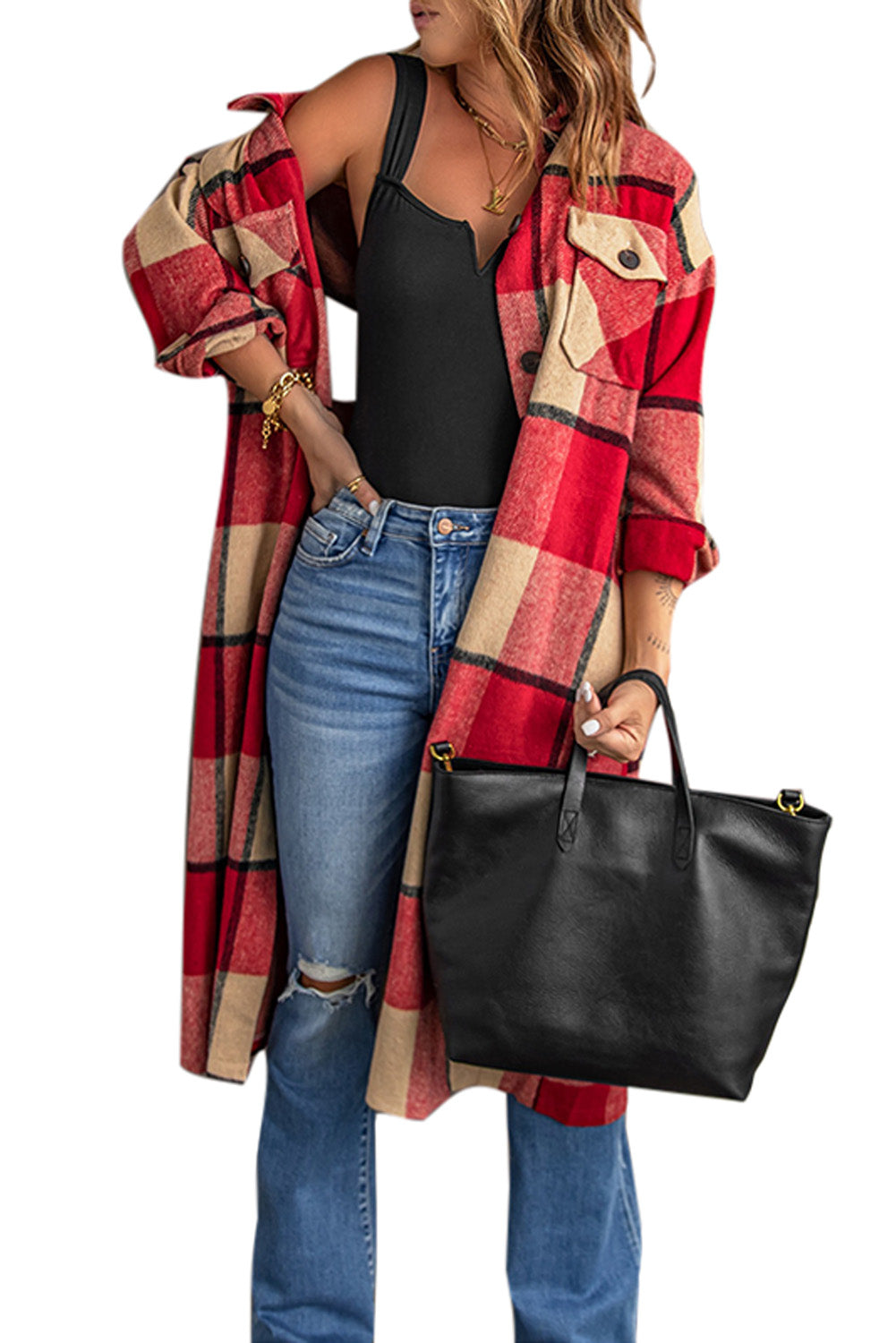 Pocketed Grid Pattern Overcoat