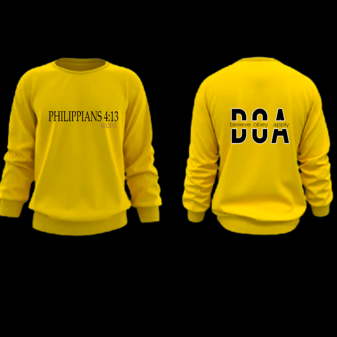 Scripture Based Believe Sweatshirt