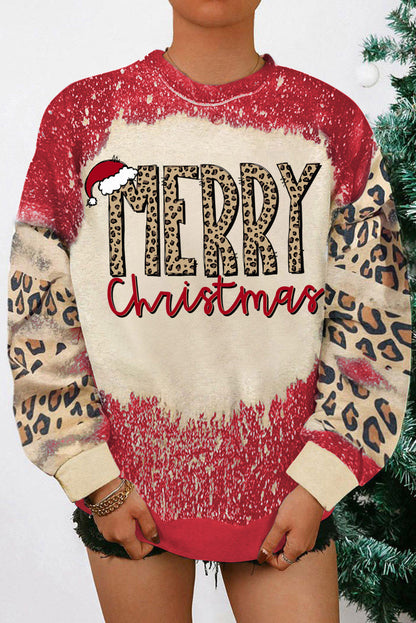 GAME DAY Leopard Rugby Print Graphic Sweatshirt