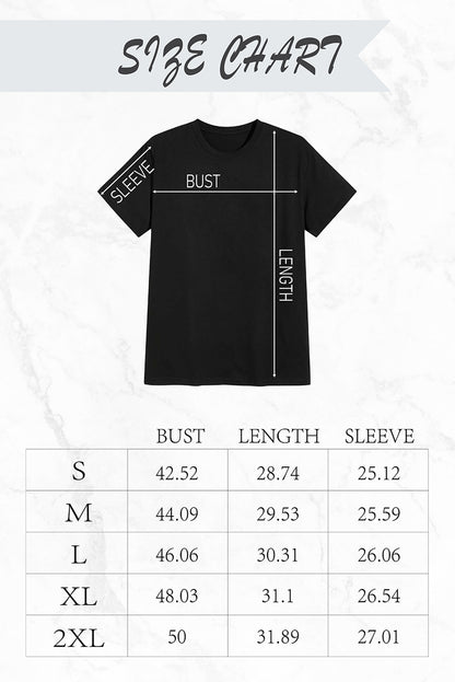Men's Playing Cards Print Short Sleeve Graphic T-shirt