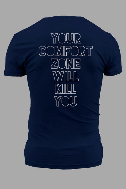 Crew Neck Slogan Letter Print Men's Graphic Tee