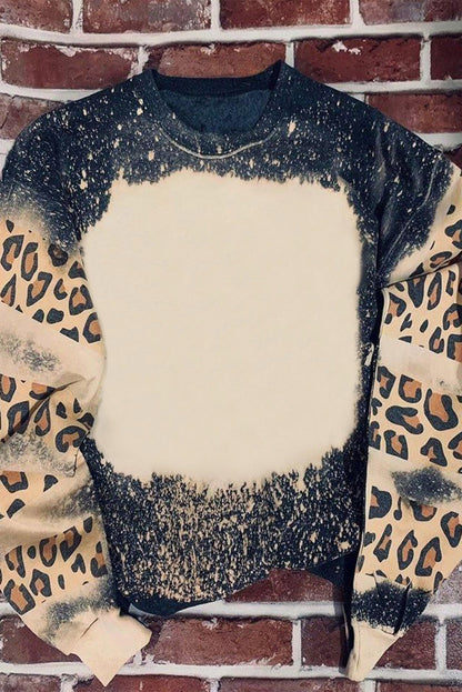 GAME DAY Leopard Rugby Print Graphic Sweatshirt