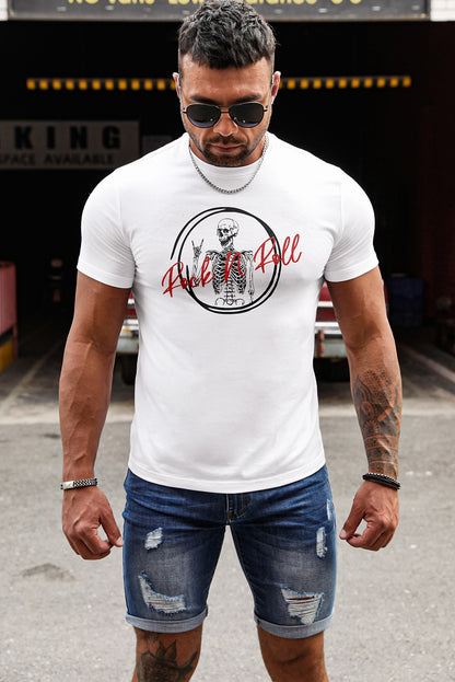 Best Friends Wine Bottle Graphic Print Short Sleeve Men's T Shirt