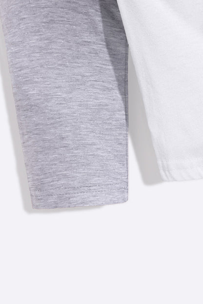 WITHOUT A STOP Horse Print Color Block Men's Top