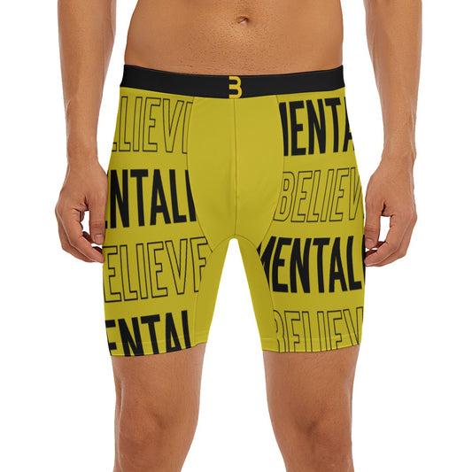 Believer Mentality Men's Long Boxer Briefs